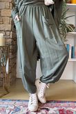 Lagen Shelby Barrel Pant Deep Khaki